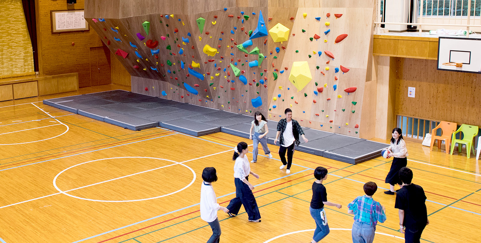 OOE VALLEY STAYのボルダリング施設