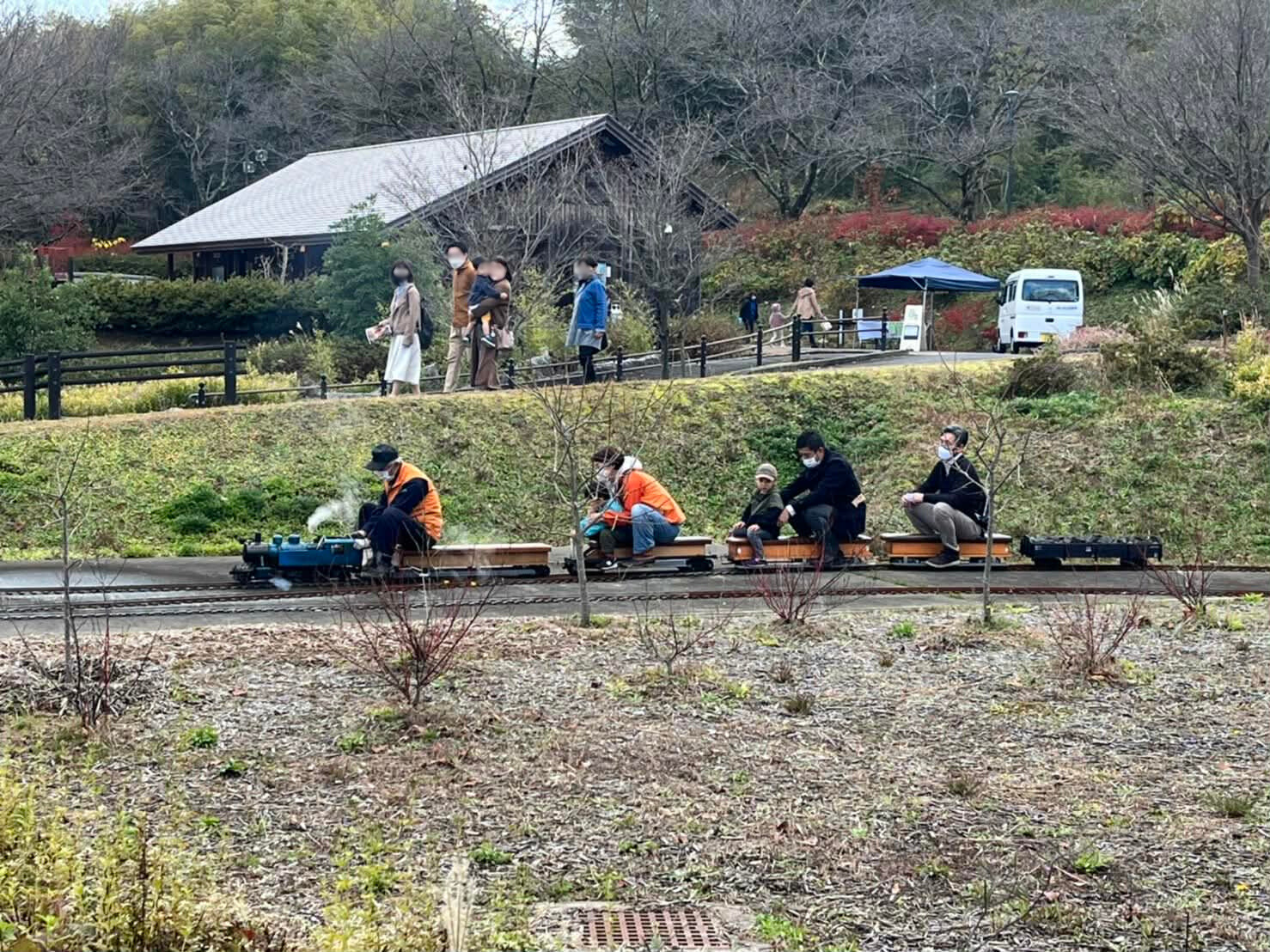 やずミニSL博物館でのミニSL乗車体験